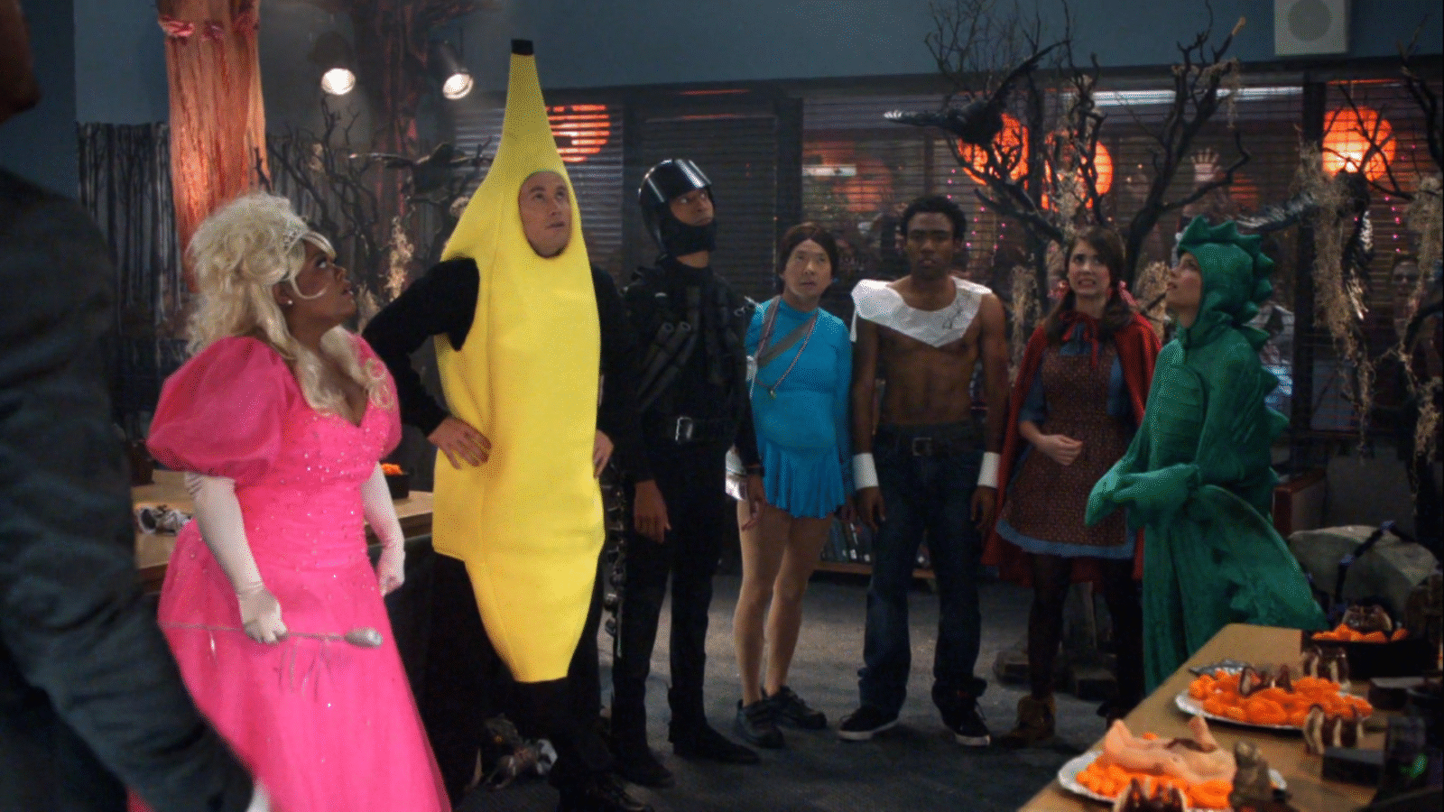 Especial de Halloween em Community.