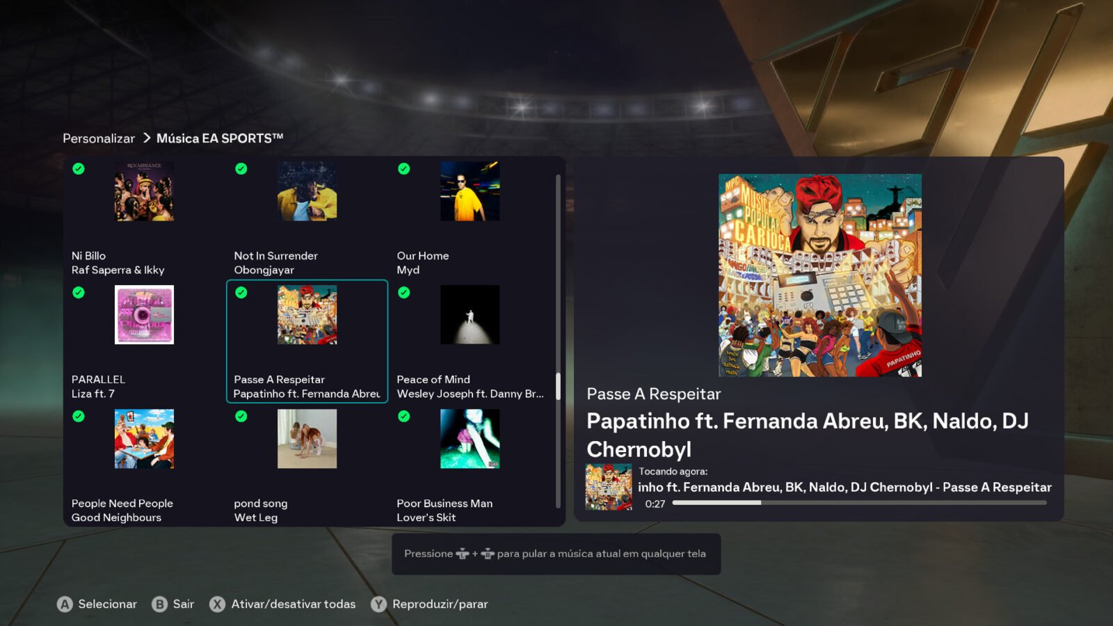 trilha sonora ea fc 26