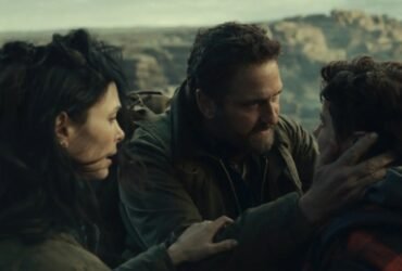 Gerard Butler e Morena Baccarin em Destruição Final 2.