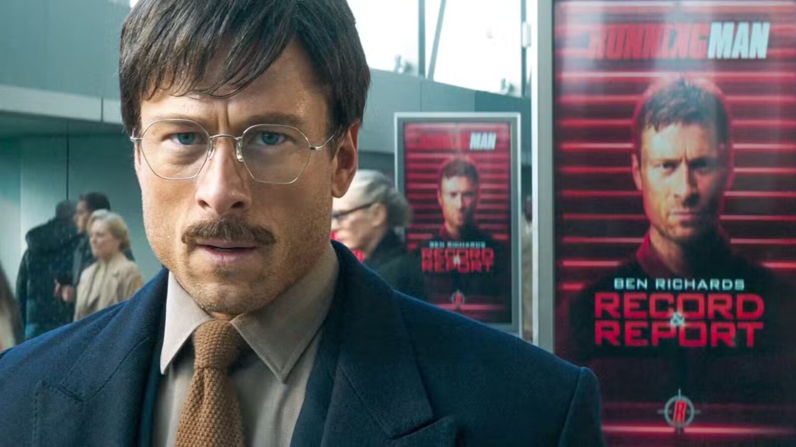 Glen Powell em O Sobrevivente.