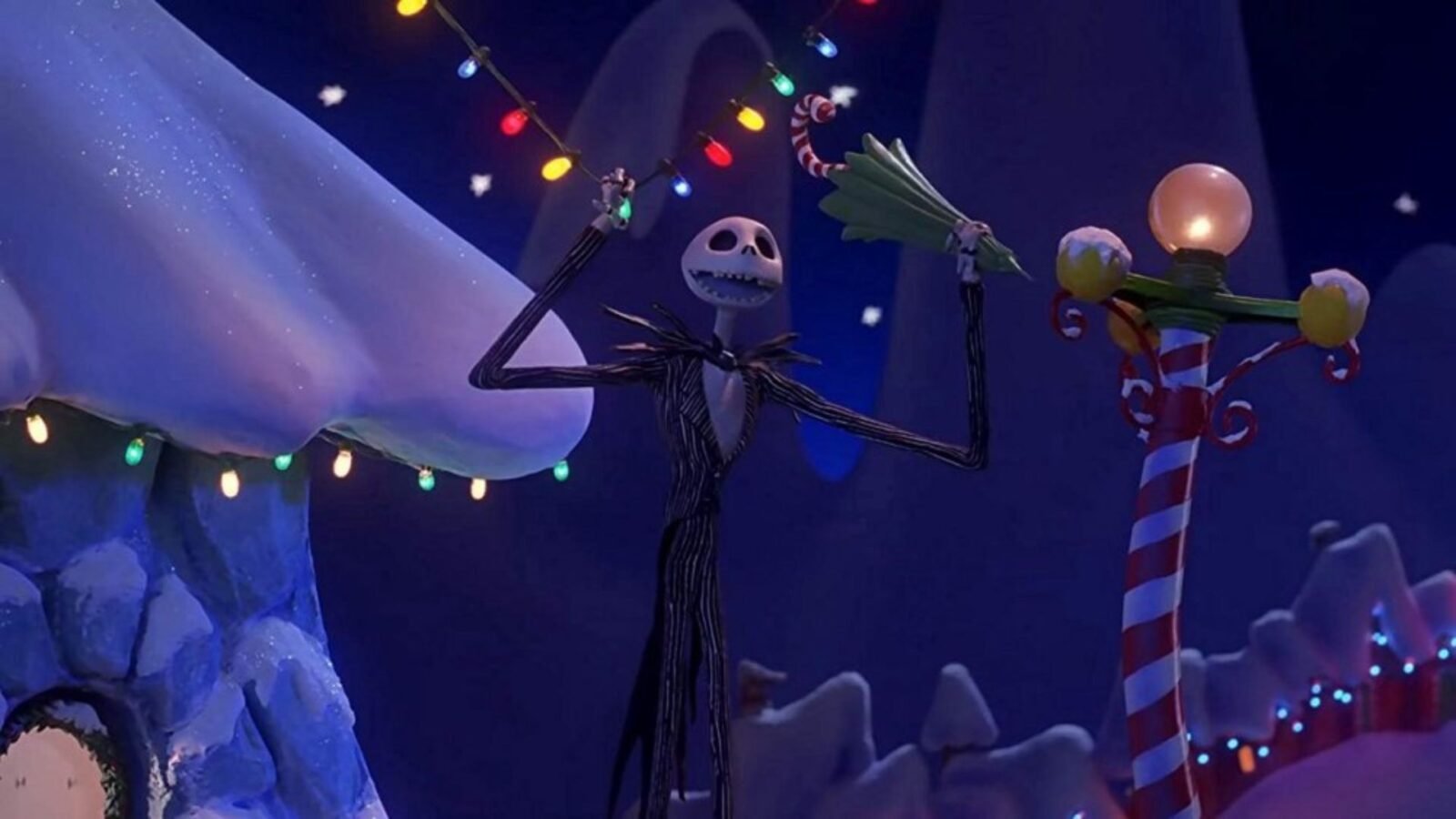 Jack na Cidade do Natal em O Estranho Mundo de Jack.