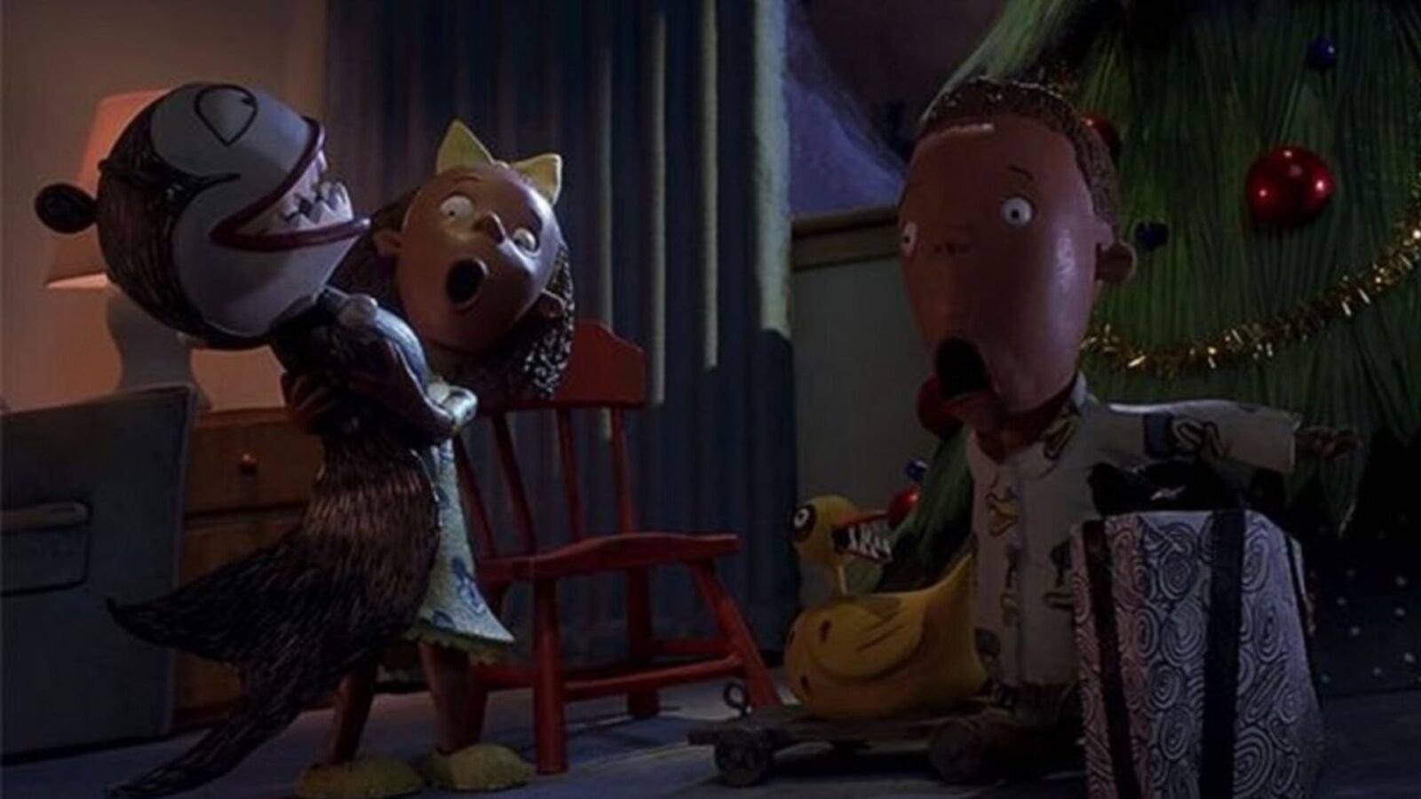 Referências a Mickey e Pato Donald em O Estranho Mundo de Jack.