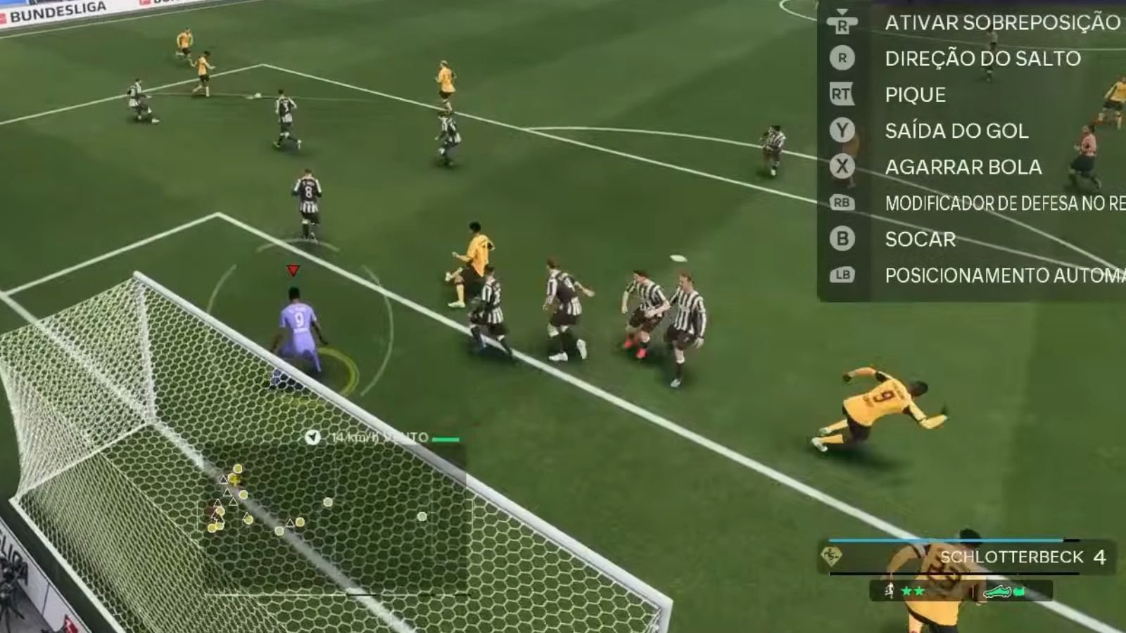 modo carreira goleiro