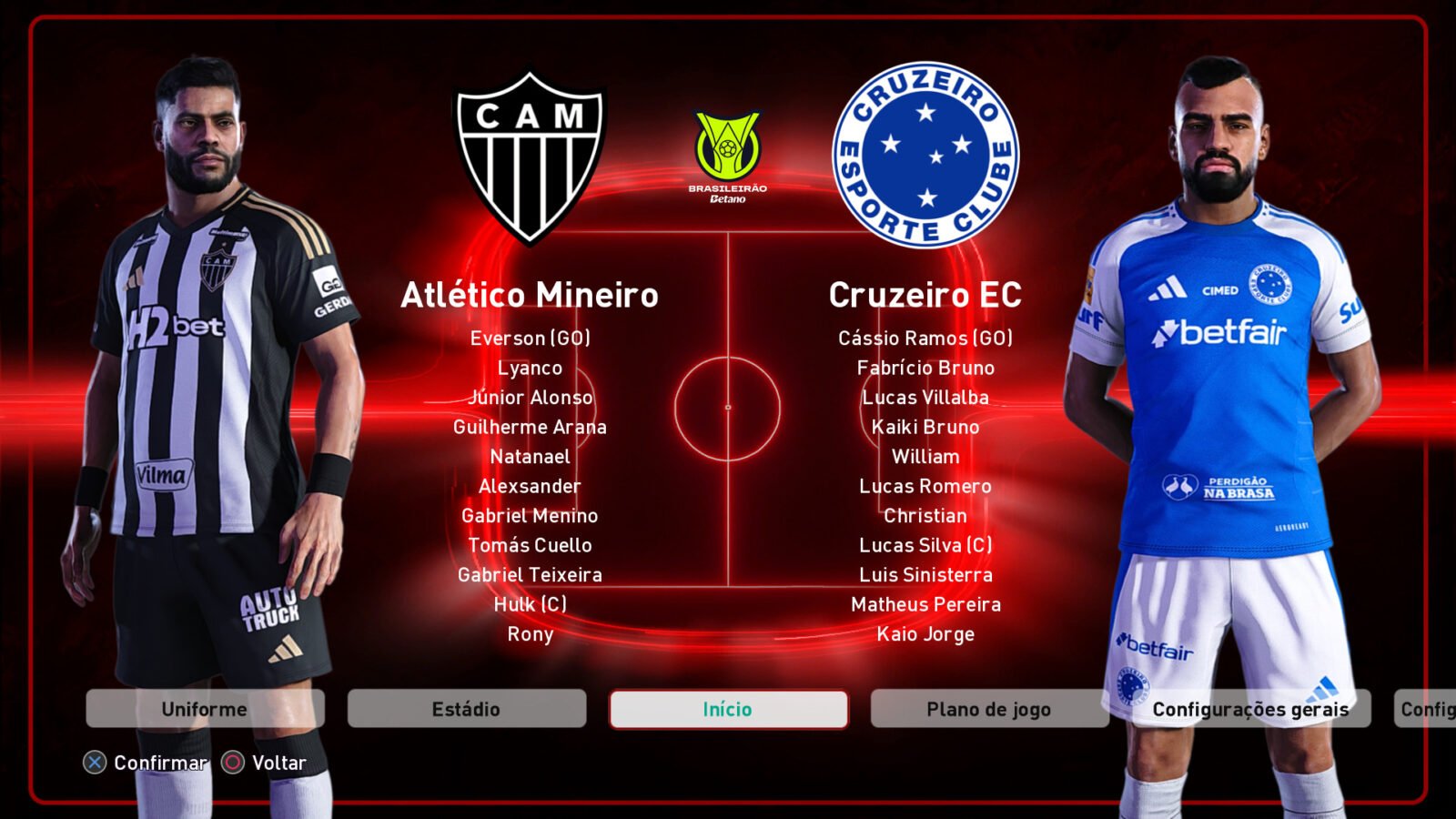 Atlético-MG x Cruzeiro PES 2021