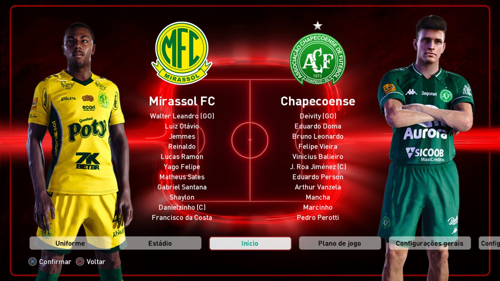 mirassol x chapecoense