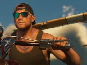 GTA 6 Jason andando de moto de óculos