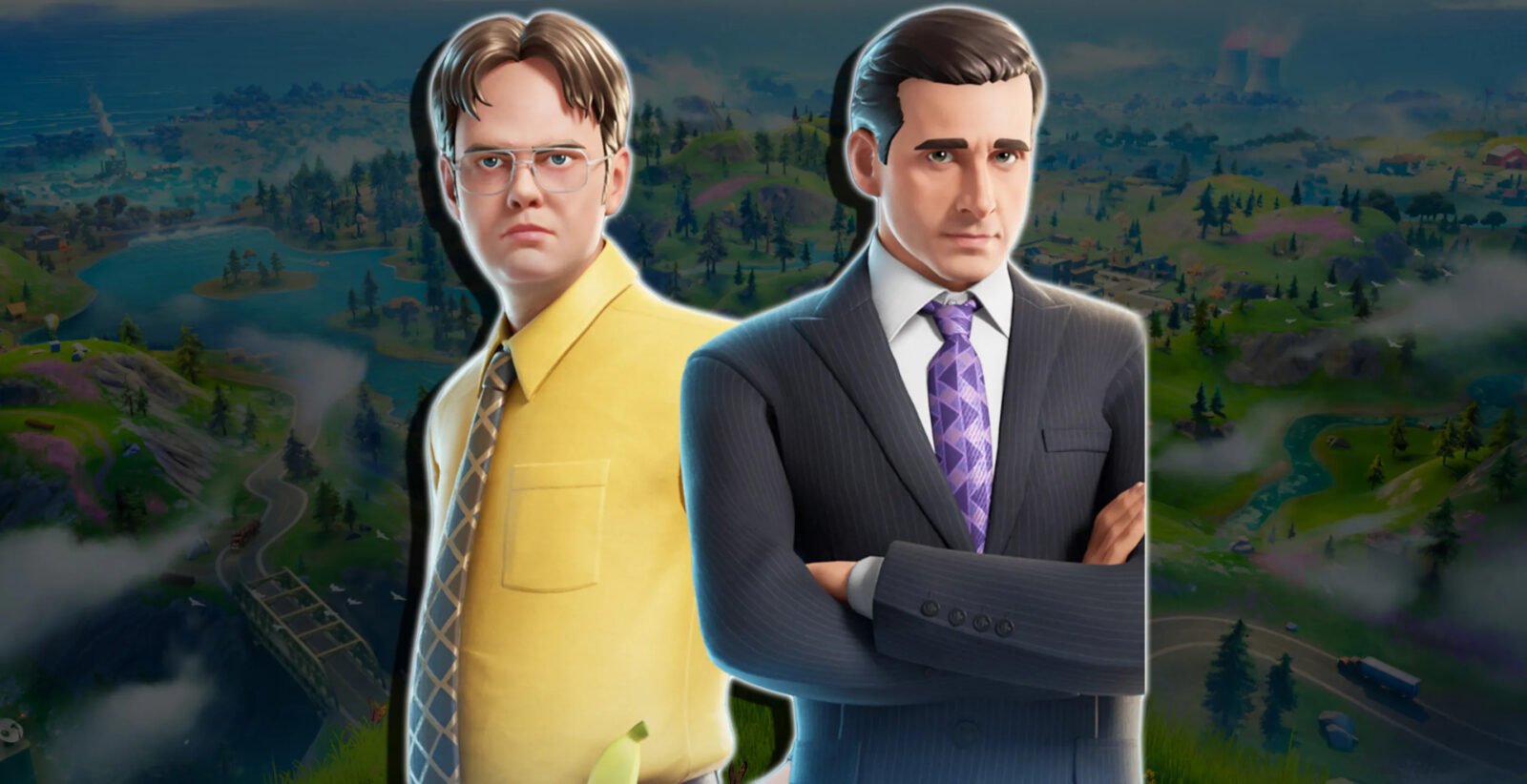 Michael e Dwight, de The Office, devem virar skins em Fortnite, aponta vazamento