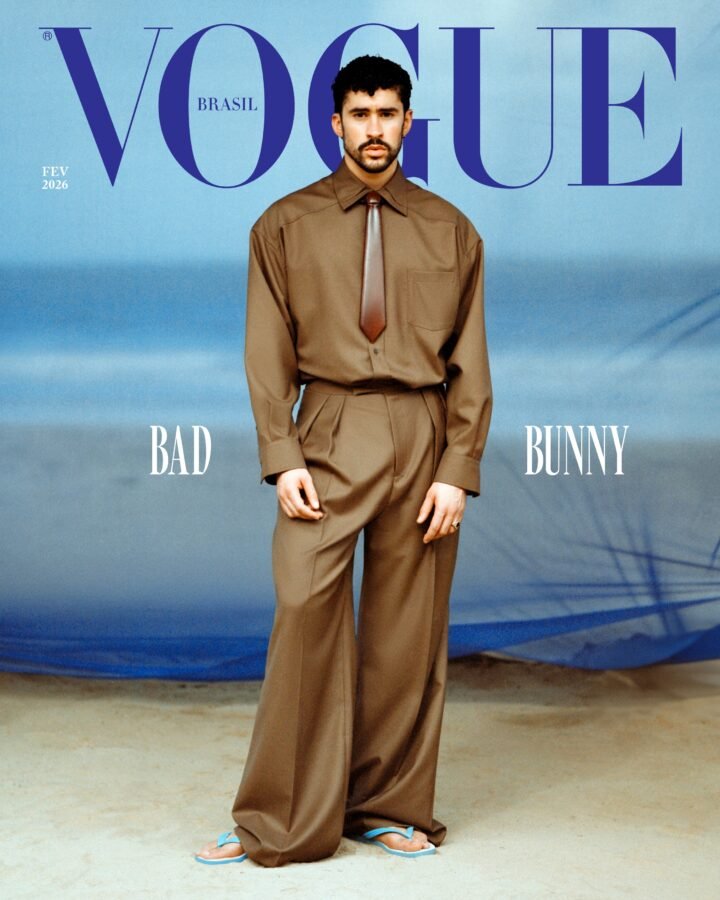 Capa da Vogue Brasil com Bad Bunny.