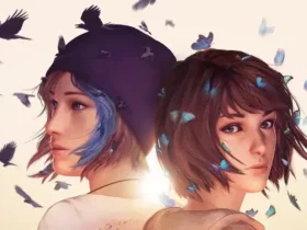 Capa com as duas personagens principais do game