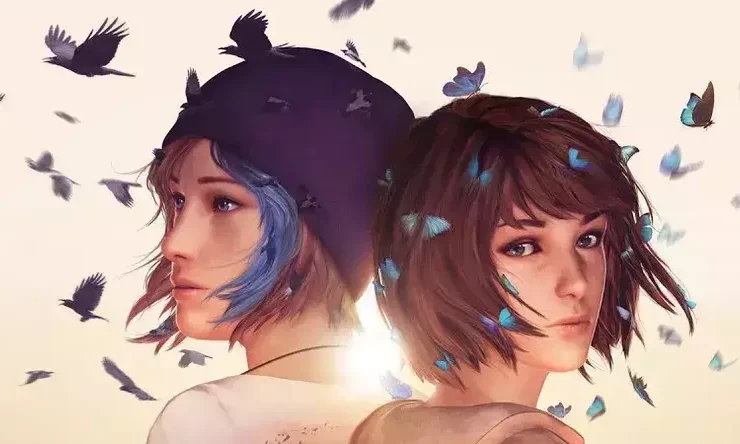 Capa com as duas personagens principais do game