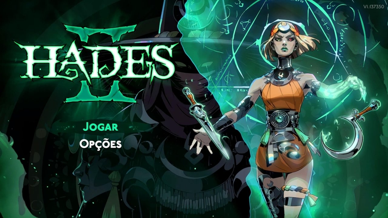 tela inicial - review hades II