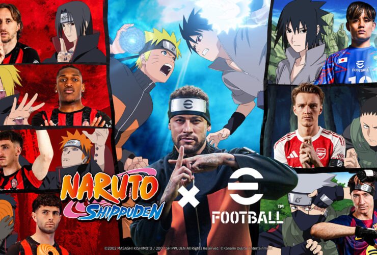 eFootball colaboração com Naruto Shippuden