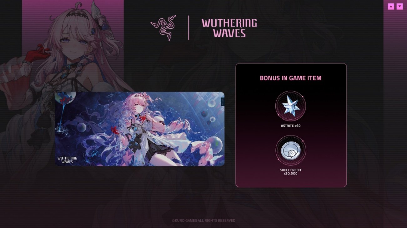 Mousepad Wuthering Waves