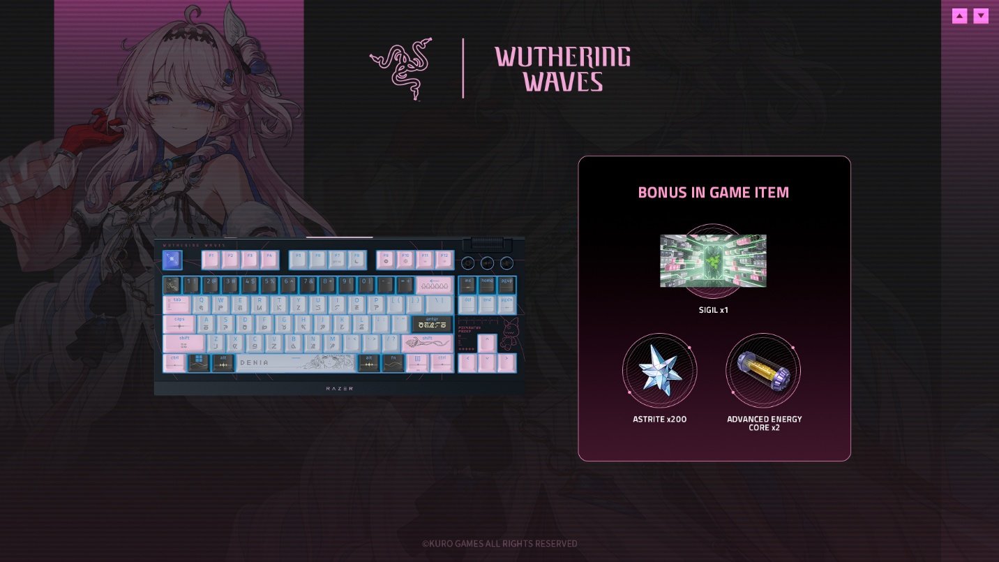 Teclado Wuthering Waves