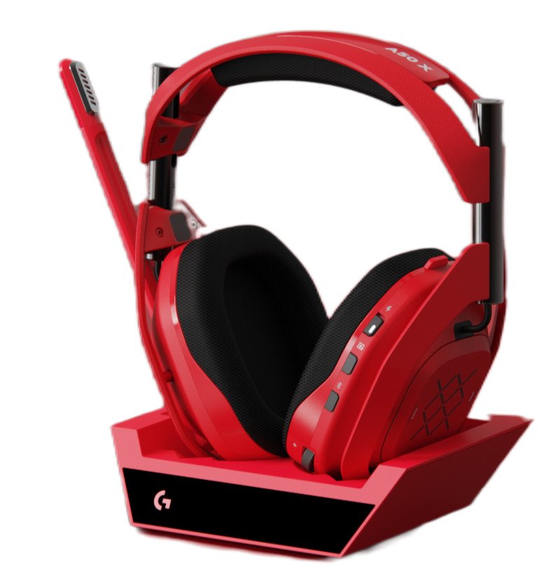 LOGITECH G ASTRO A50 X — EDIÇÃO MARS RED