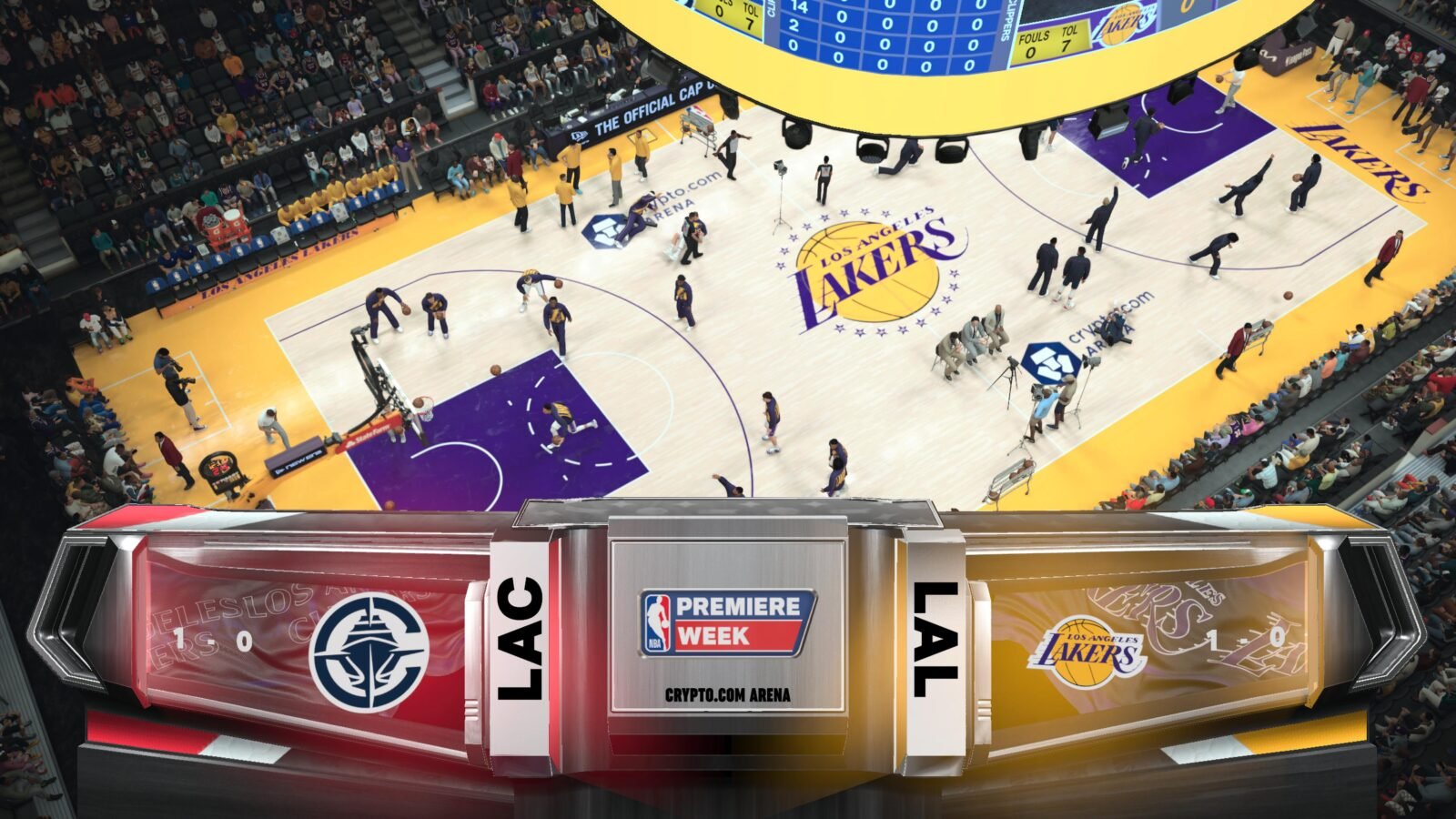 NBA 2K quadra de jogo