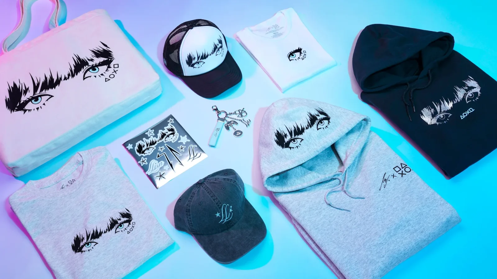 Produtos da Lisa em colaboração com a PlayStation