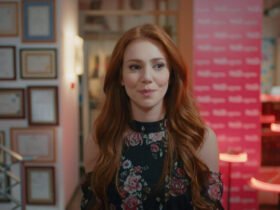 Elçin Sangu como Dafne em cena de Amor de Aluguel