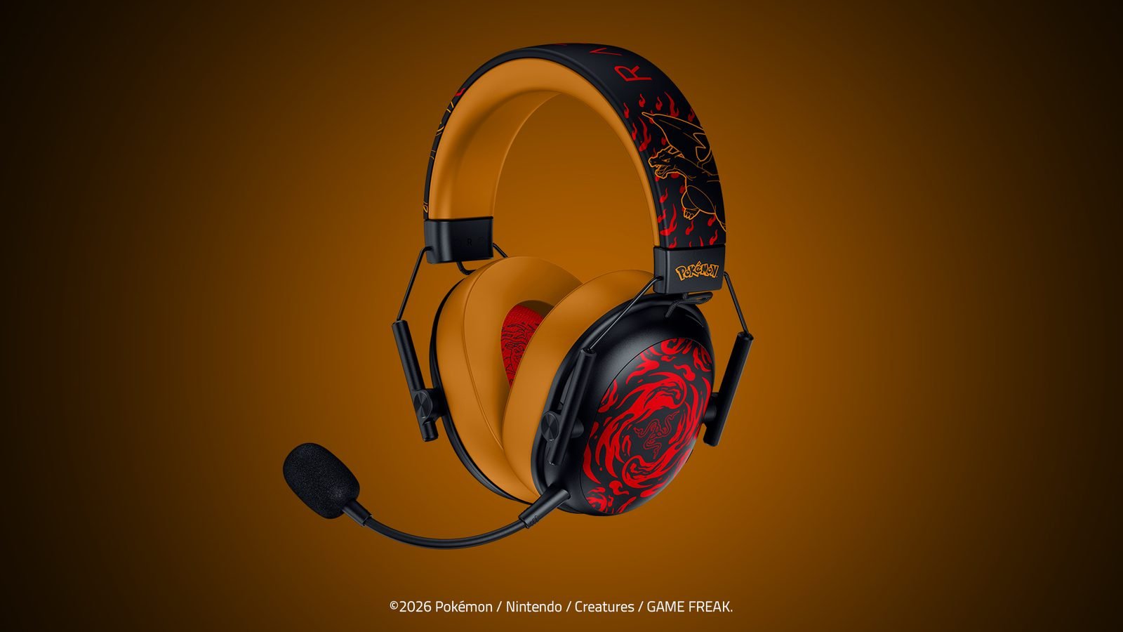 Pokemon headset charizard