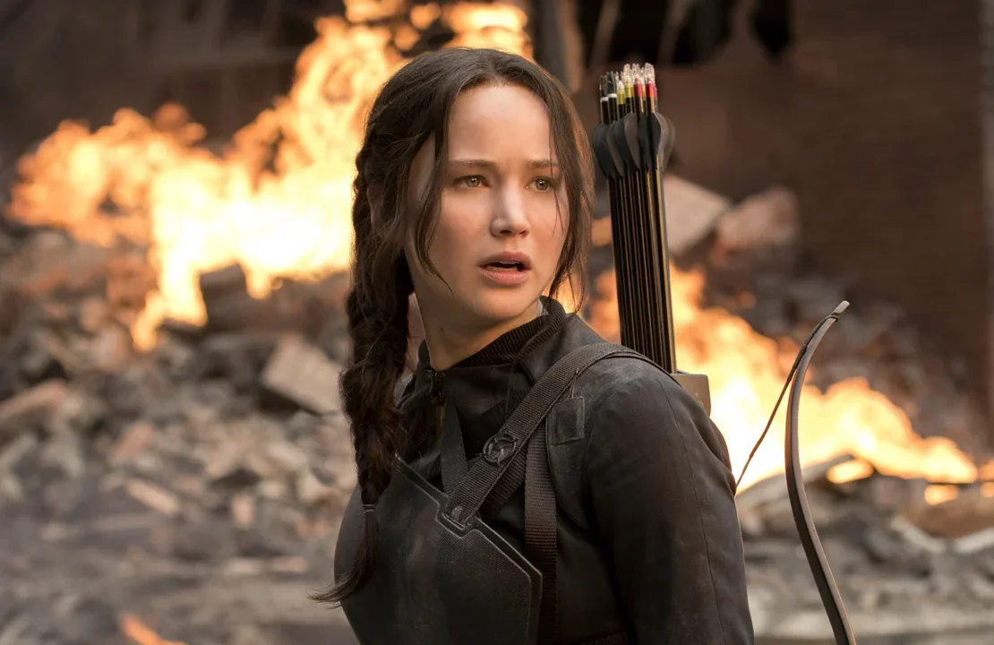 Jennifer Lawrence em Amanhecer na Colheita