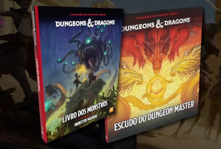 Novos materiais de Dungeons & Dragons lançados pela Asmodee no Brasil