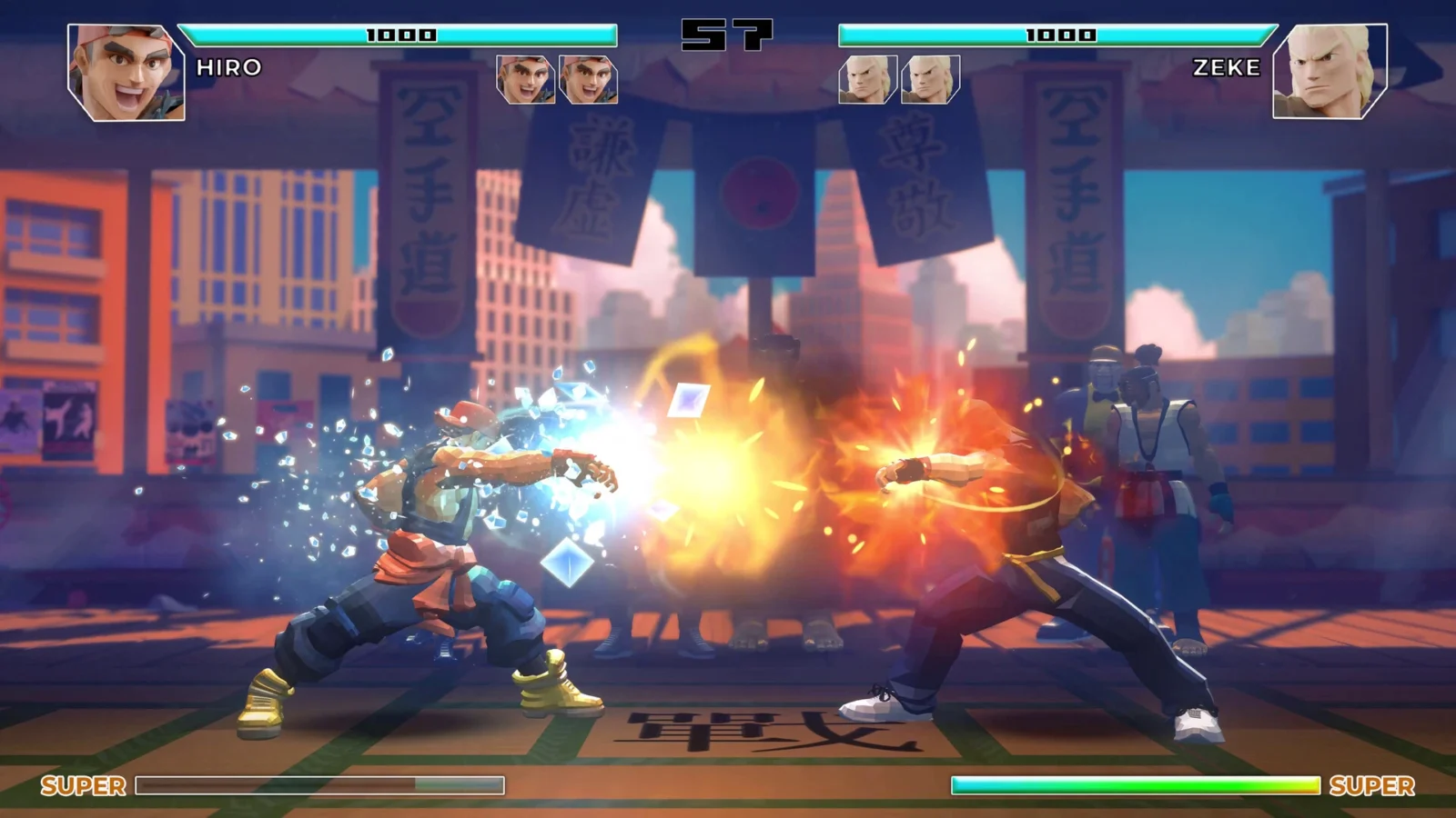 Combate do Poly Fighter