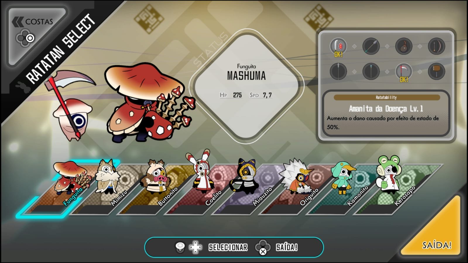 Personagens do Ratatan